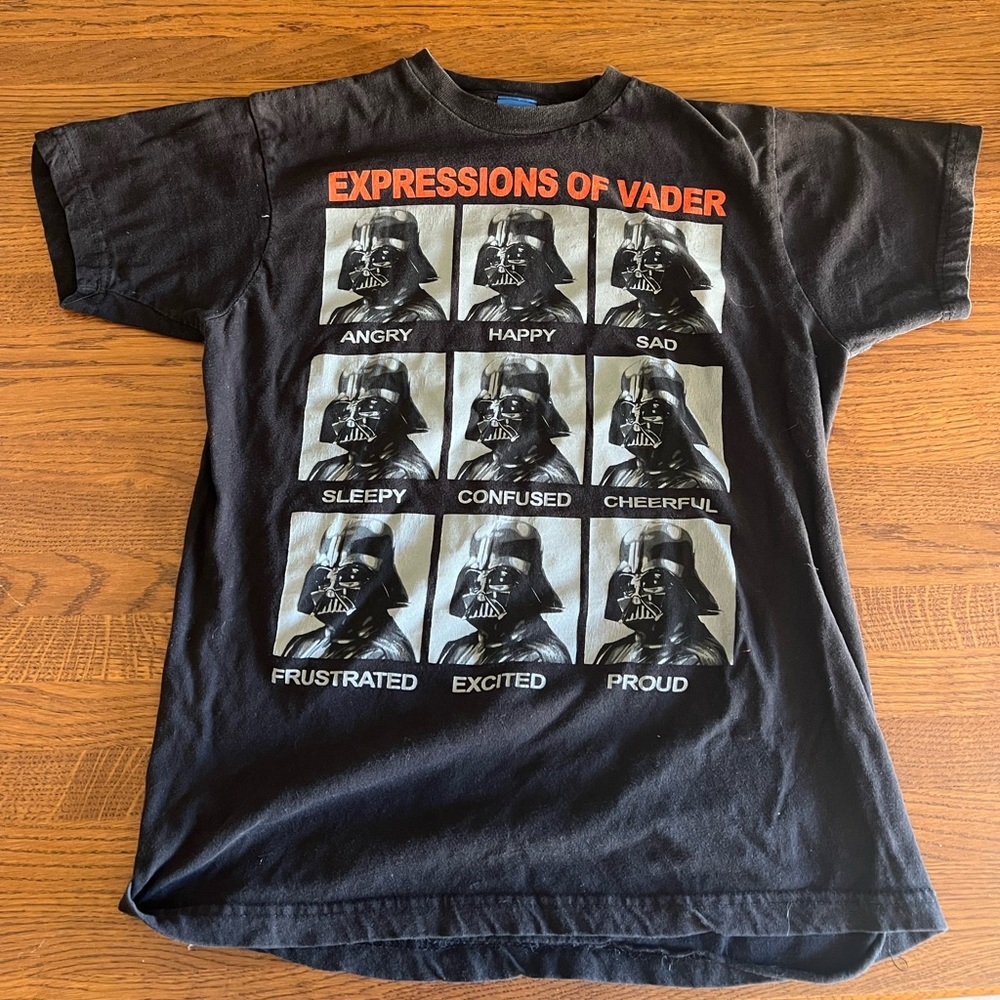 Expressions of Vader Black T-Shirt